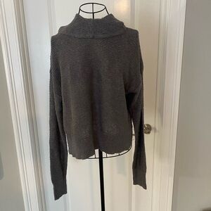 NWT All in Motion Charcoal Gray Hooded Sweater Size Small